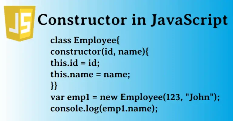 Constructors in JS, OOP