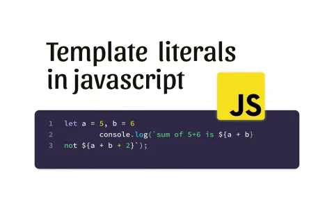 Template literals in JS