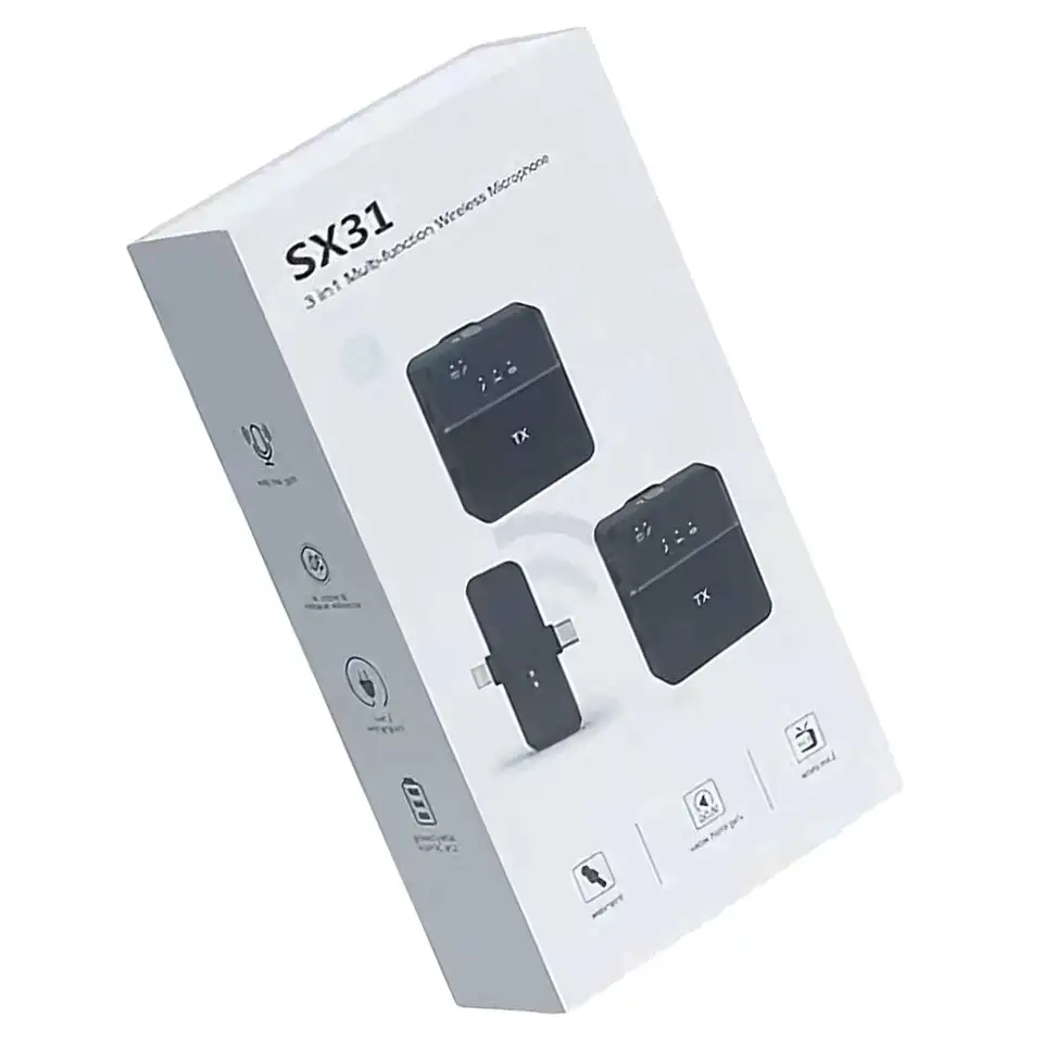 TX Mic Without Fur Packed White BG