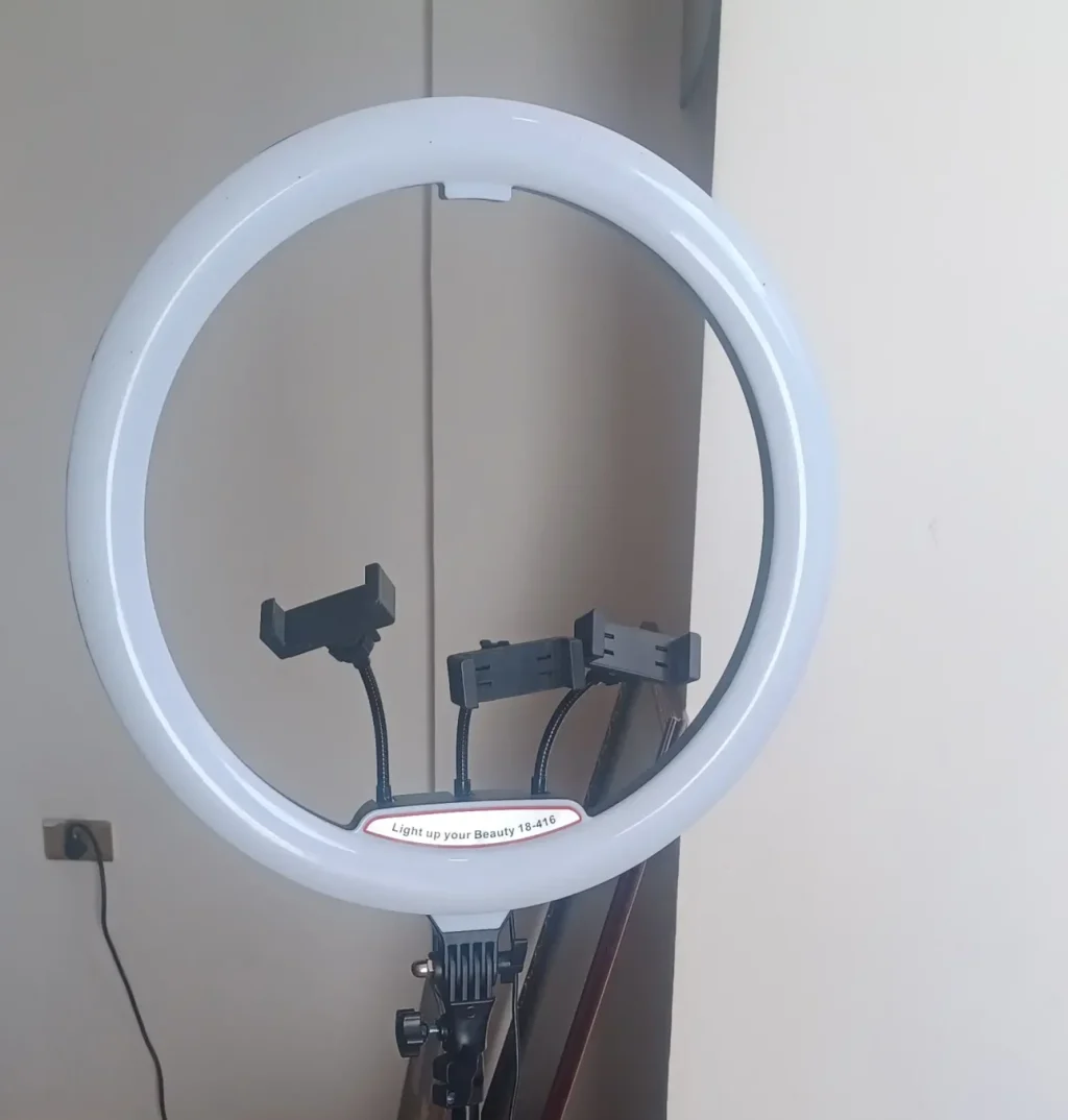 Alpha Design Ring Light Front Close Up