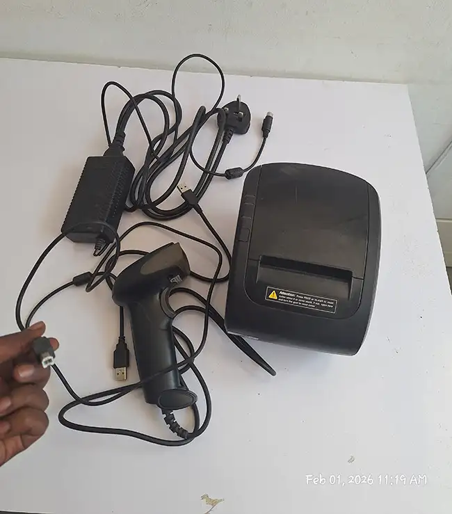 Xprinter Termal Printer With Yes Pos Barcode Scanner 3